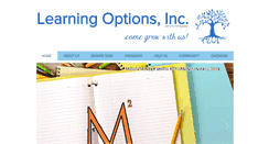 Desktop Screenshot of learningoptionsinc.org